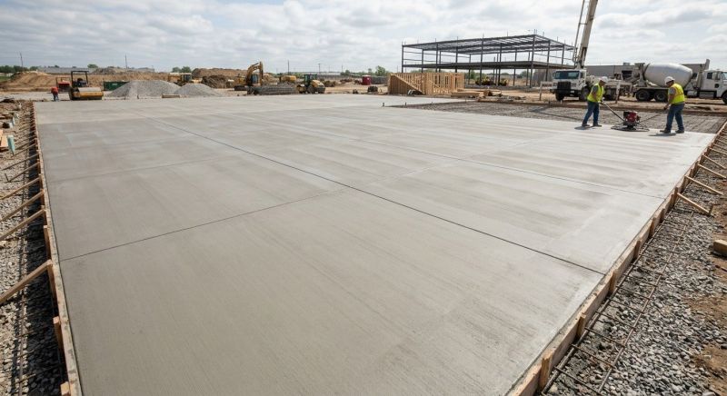 Commercial Slab Installation in Fredericksburg, VA