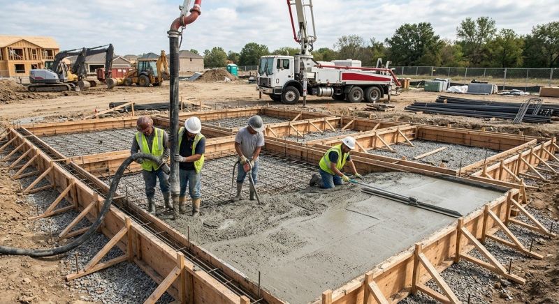 Concrete Foundation Installation in Fort Worth, TX